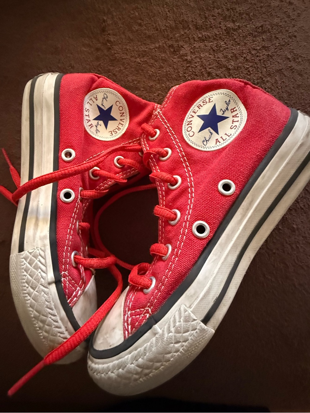 Converse Kids Red Chuck Taylor All Star Low Top Sneakers